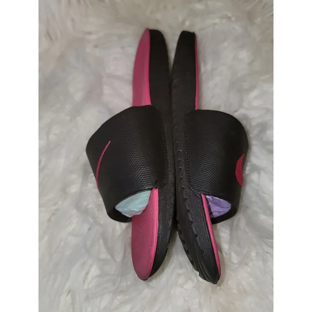 🆕️🩴Nike KAWA SLIDE SANDAL, Pink/Black, 5Y